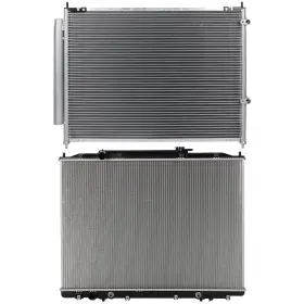 12774924 Valuezone-autoparts Radiator And Ac Condenser Cooling Kit For 2006-2008 Honda Ridgeline