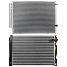 Valuezone-autoparts 12774930 Radiator And Ac Condenser Cooling Kit For 2005-2006 Toyota Sienna