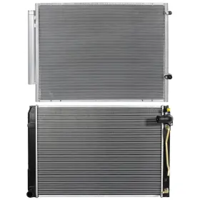 12774930 Valuezone-autoparts Radiator And Ac Condenser Cooling Kit For 2005-2006 Toyota Sienna