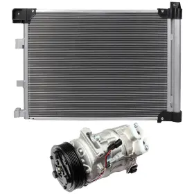 12774958 Valuezone-autoparts Condenser And Compressor For 2013 2014 2015 Nissan Sentra