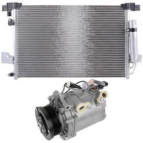 Valuezone-autoparts 12775013 Condenser And Compressor For 2008 2009 2010 Mitsubishi Lancer