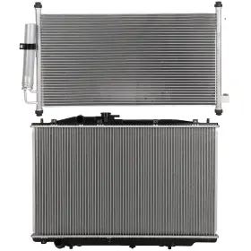 12775088 Valuezone-autoparts Radiator And A/c Condenser For 2004 2005 2006 Acura Tl