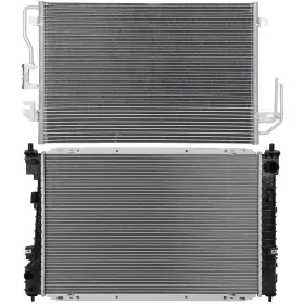 12775089 Valuezone-autoparts Radiator And A/c Condenser For 2008 Ford Escape Mercury Mariner