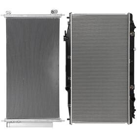 Valuezone-autoparts 12775092 Radiator And A/c Condenser For 2008-2011 2012 Honda Accord