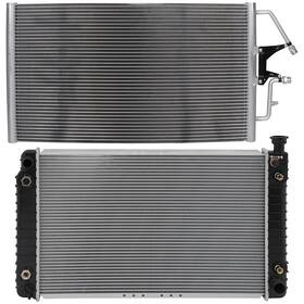 Valuezone-autoparts 12775095 Radiator And A/c Condenser For 1996-1999 Chevrolet C1500 1998 K2500