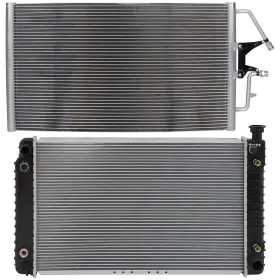12775095 Valuezone-autoparts Radiator And A/c Condenser For 1996-1999 Chevrolet C1500 1998 K2500