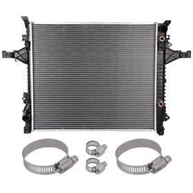 Valuezone-autoparts 12775223 1 Radiator For 10-11 Volvo Xc60 03-14 Xc90 With Universal Oil Hose Clamp