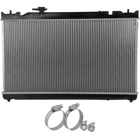 Valuezone-autoparts 12775247 1 Radiator For 2003-2006 Nissan 350z With Universal Oil Hose Clamps Kit Cu2576