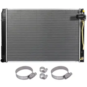 12775254 Valuezone-autoparts 1 Radiator For 2005-2006 Toyota Sienna With Universal Oil Hose Clamps Kit