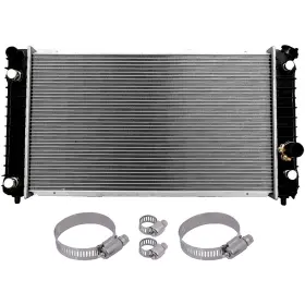 12775259 Valuezone-autoparts 1 Radiator For 96-04 Chevrolet S10 Gmc Jimmy With Universal Oil Hose Clamps Kit