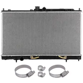 12775287 Valuezone-autoparts 1 Radiator For 2002-2007 Mitsubishi Lancer With Universal Oil Hose Clamps Kit 12775287 Valuezone-autoparts 1 Radiator For 2002-2007 Mitsubishi Lancer With Universal Oil Hose Clamps Kit