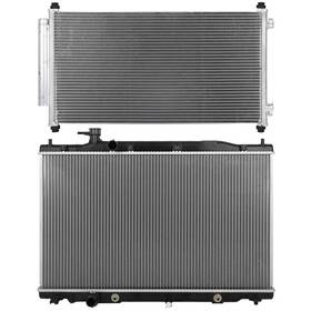 Valuezone-autoparts 13728703 Aluminum Radiator And Ac Condenser Cooling Kit Fits Honda Cr-v 2010 2011
