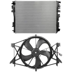 13750245 Valuezone-autoparts Electric Engine Radiator Cooling Fan Kit Fits Ram 1500 3500 2014-2018
