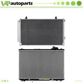 Ic848108l Vap-autoparts For 2001-2007 Toyota Highlander Aluminium Radiator And Condenser Cooling Assembly