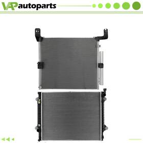 Vap-autoparts Ic848144l For 2016-2019 Toyota Tacoma Aluminium Radiator And Ac Condenser Cooling Assembly