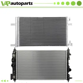 Ic848217l Vap-autoparts For 2015 Chevrolet Cruze Aluminium Radiator And Ac Condenser Cooling Assembly
