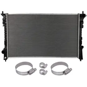 13559020 Vaultpro Radiator With Oil Hose Clamps Kit For 2007-2014 Ford Edge 2009-2016 Lincoln Mks