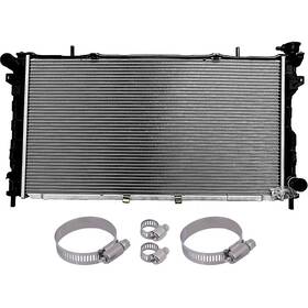 Vaultpro 13559031 Radiator For 2005-2007 Chrysler Town And Country Voyager With Oil Hose Clamps Kit