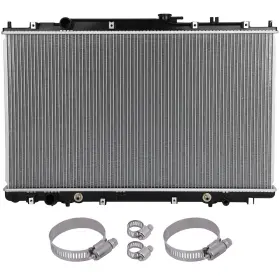 13559049 Vaultpro Radiator For 1999-2004 Honda Odyssey 3.5l With Universal Oil Hose Clamps Kit