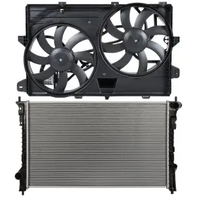 13642295 Vaultpro Electric Radiator Cooling Fan Kit For 2007-2015 Lincoln Mkx 2007-2014 Ford Edge