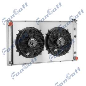 Vinsondale Cc774 Cu774 Mc774 Ae774 4 Rows Radiator Shroud Fan For 1989 1991 Chevy Gmc R2500/r3500 V2500/v3500 7.4l