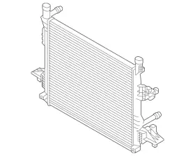 1ea-121-251-b Volkswagen Genuine Radiator