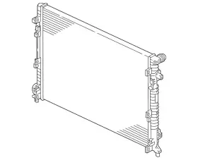 3qf-121-251-c Volkswagen Genuine Radiator