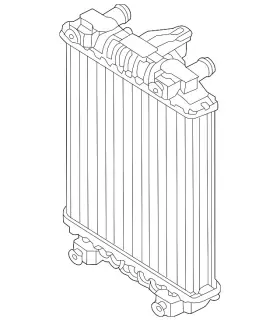 5q0-121-251-hd Volkswagen Genuine Auxiliary Radiator