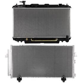Wellstorehere 12689614 For Toyota Rav4 2001 2002-2005 Aluminum Radiator And Ac Condenser Cooling Kit