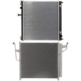 Wellstorehere 12699785 For 2005-2015 Nissan Armada And 2004-2015 Titan Radiator &ac Condenser Cooling Kit