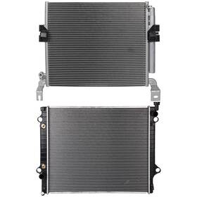 Wellstorehere 12711866 For Toyota Tacoma 2012 2013-2015 Aluminum Radiator And Ac Condenser Cooling Kit