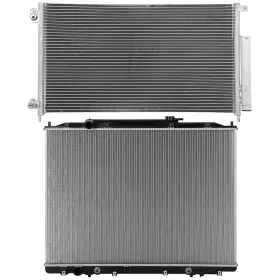 12711875 Wellstorehere For Honda Accord 2006-2007 2.4l L4 Aluminum Radiator And Ac Condenser Cooling Kit 12711875 Wellstorehere For Honda Accord 2006-2007 2.4l L4 Aluminum Radiator And Ac Condenser Cooling Kit