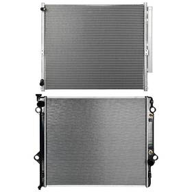 Wellstorehere 12759119 Radiator And Condenser Cooling Kit For 2003 2004-2009 Toyota 4runner Lexus Gx470