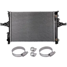 12822442 Wellstorehere Radiator For 2001 2002 2003-2009 Volvo S60 With Universal Oil Hose Clamps Kit