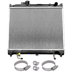 To3010178 Wellstorehere 12832119 Radiator For 1994-1997 Geo Tracker 1.6l With Universal Oil Hose Clamp Kit
