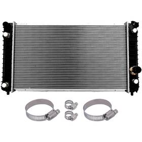 Wellstorehere 12832136 Radiator For 1996-2001 Oldsmobile Bravada With Universal Oil Hose Clamps Kit