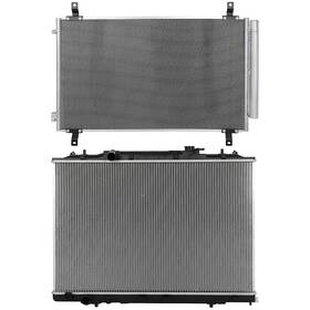 Wellstorehere 13021950 Radiator And Ac Condenser Cooling Kit For 2016-19 Honda Pilot 2014-20 Acura Mdx