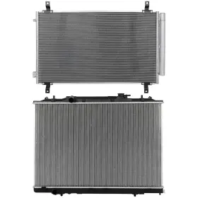 13021950 Wellstorehere Radiator And Ac Condenser Cooling Kit For 2016-19 Honda Pilot 2014-20 Acura Mdx