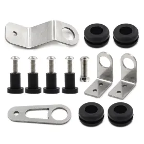 Yx01695 Wnseu Bolt-on Radiator Bracket Kit For Honda Civic Eg/ek 92-00 Integra 94-01 K-seri