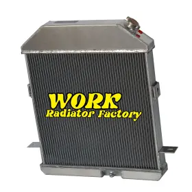 1095y1-us Work Full Aluminum Radiator For 1939 - 1941 1940 Ford Deluxe Flathead Configuration