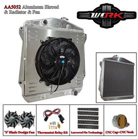 Work 484yfz Radiator And Shroud Fan Relay Fit 1943-1948 Chevy Bg/bl/bn/dj/dp/dr V8 Mt