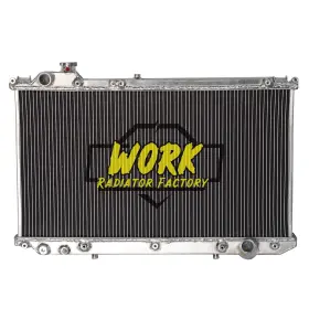 540py1-us Work Aluminum Radiator Fit 1982-1992 1990 1989 1987 Volkswagen Vw Golf Mk2 Gti Mk Ii