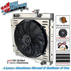 Work-auto-rad Radiator-085fyz Radiator Shroud Fan For 1960-1986 Toyota Land Cruiser Fj40 Fj45 Series 3.9l 4.2l