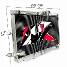 Radiator-161 Work Cooling Radiator For 1992-1996 1994 95 Honda Prelude Bb2/1990-1993 Accord Cb H23