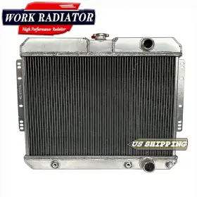 Radiator-730 Work Aluminum Radiator For 59-63 Chevy Impala Caprice/60-65 Chevelle Bel Air Biscayne