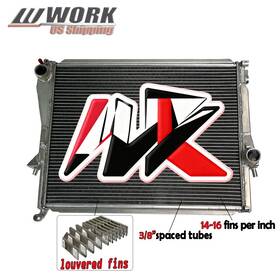 Work Radiator-819 Aluminum Radiator For 1997-2002 1998 1999 Bmw Z3 M Coupe Roaster L6 2.8l 3.2l Mt
