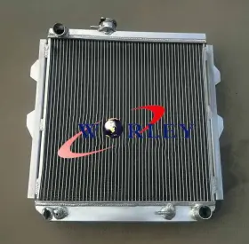 3.0td Worley Auto Parts Kzj70/71/73/77/78 1kzt Aluminum Radiator For Toyota Land Cruiser Prado