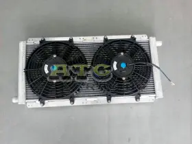 D5d5d5 Worley 4 Core Alu Radiator Fan For Lotus Elise And Exige Series 1&2 Vauxhall Vx220 Mt