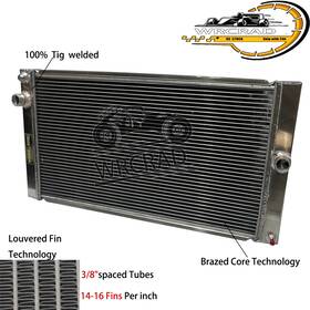 Wrcrad 13275 All Aluminum Radiator Fit 2004-2013 Volvo C30 C70 V50 2.4l 2.5l Turbo 8602850