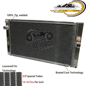 8602850 Wrcrad 13275 All Aluminum Radiator Fit 2004-2013 Volvo C30 C70 V50 2.4l 2.5l Turbo